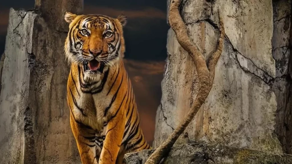 pelaje del tigre de malasia